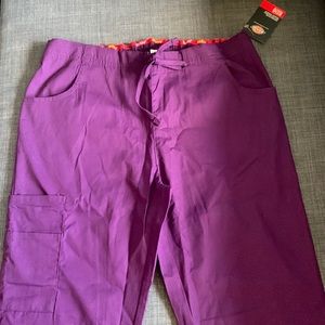 Purple Dickies Scrub Pants